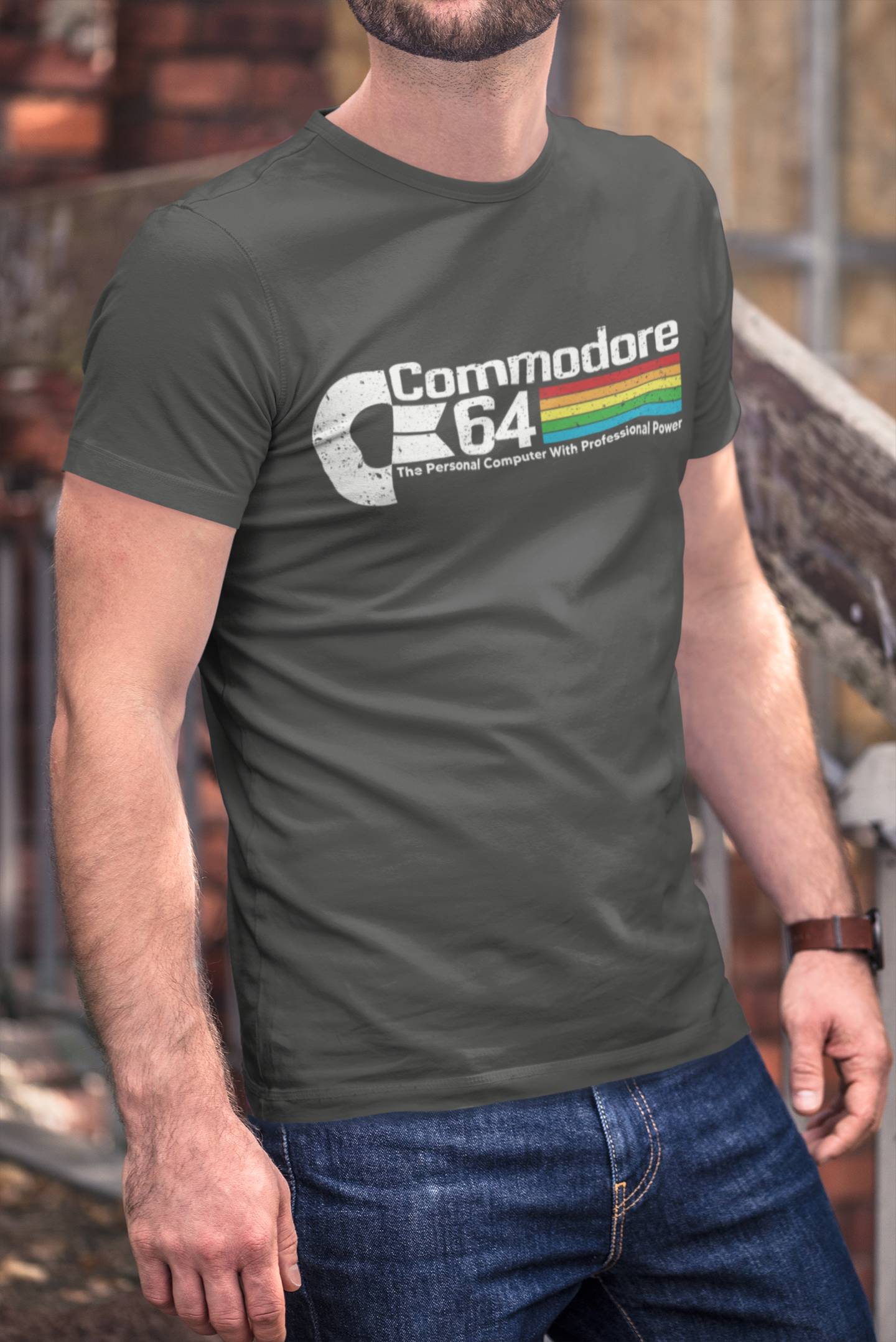 Commodore 64 Classic Computer Maker Logo T-Shirt