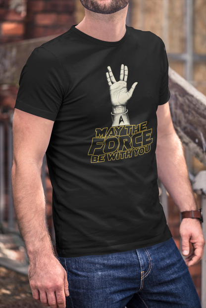 May The Force Be with You Star Wars Star Trek Fan Funny Shirts