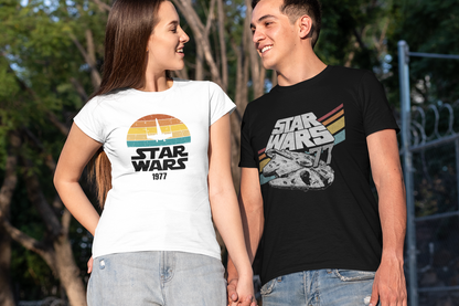 Star Wars T-Shirts  Millenium Falcon 1977 T-Shirt