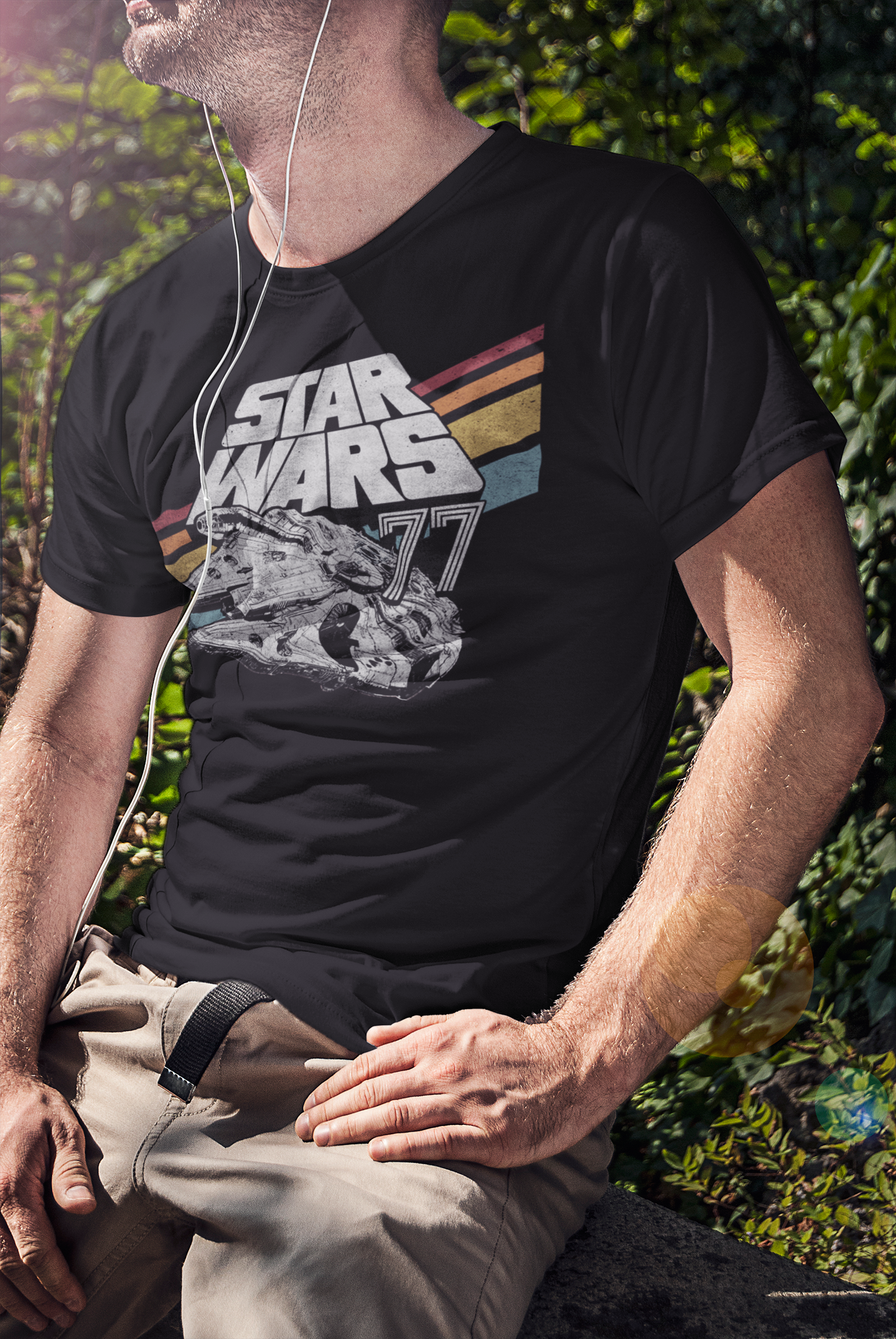 Star Wars T-Shirts  Millenium Falcon 1977 T-Shirt