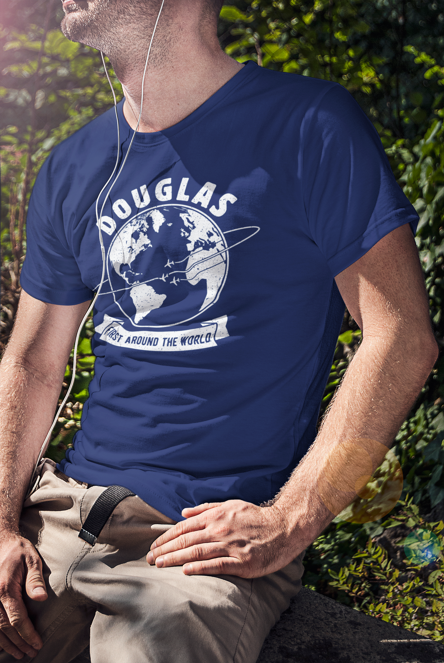 Pilot T-Shirts Douglas Aircraft Company First Around The World