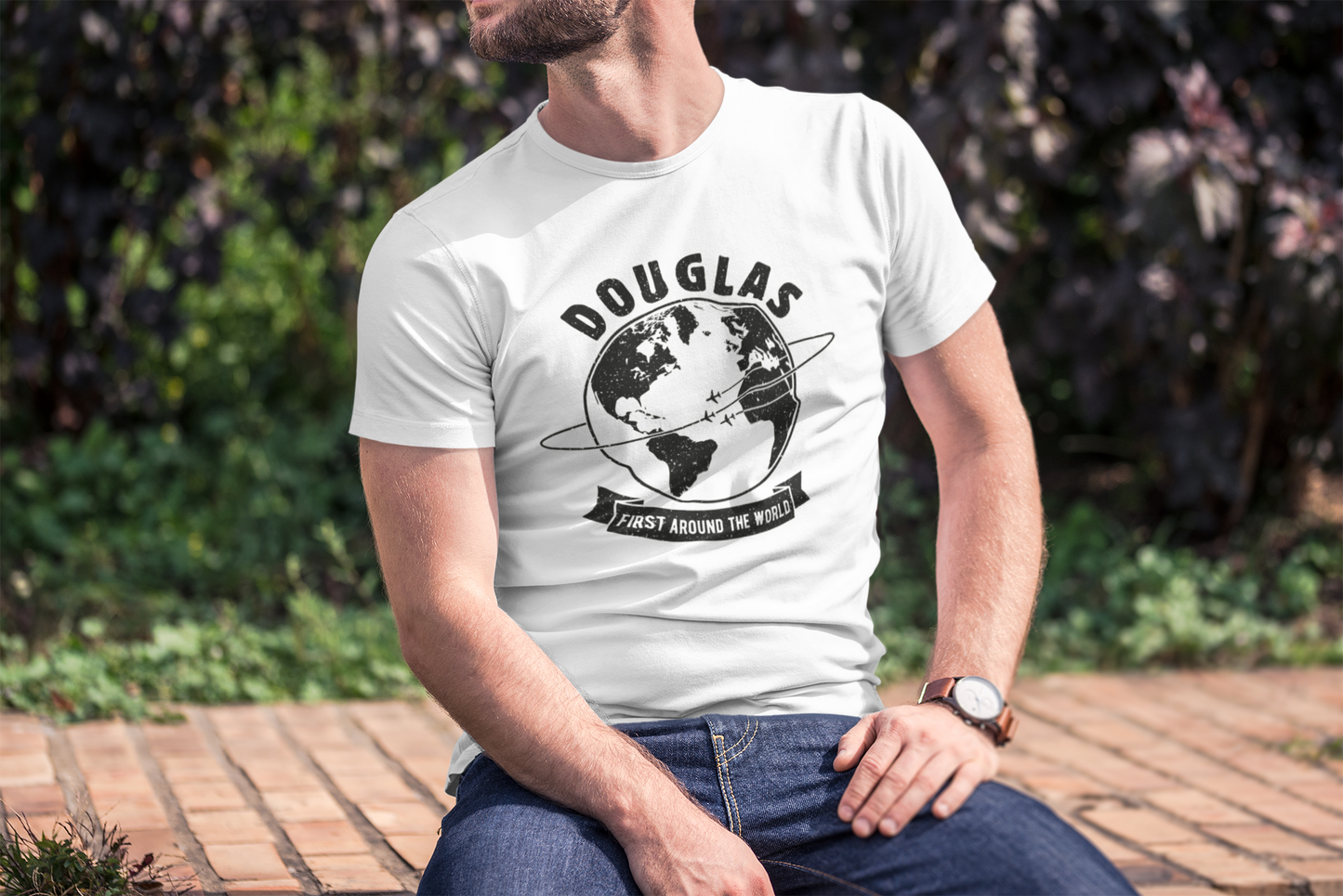 Pilot T-Shirts Douglas Aircraft Company First Around The World