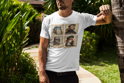 Ninja Turtles Renaissance Artists T-shirt 80's Cartoon Shirts TMNT