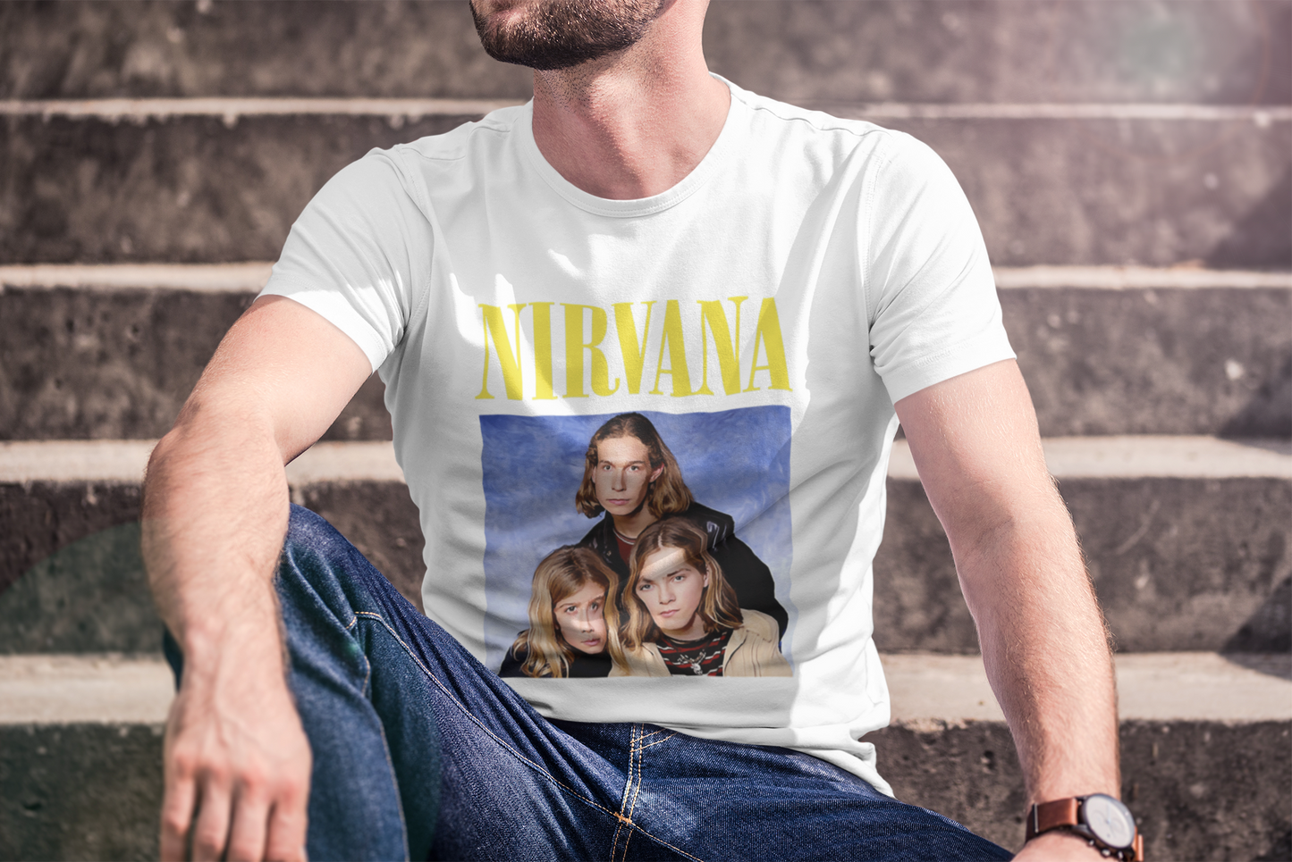 Funny Band T-Shirts Nirvana Hanson Spoof