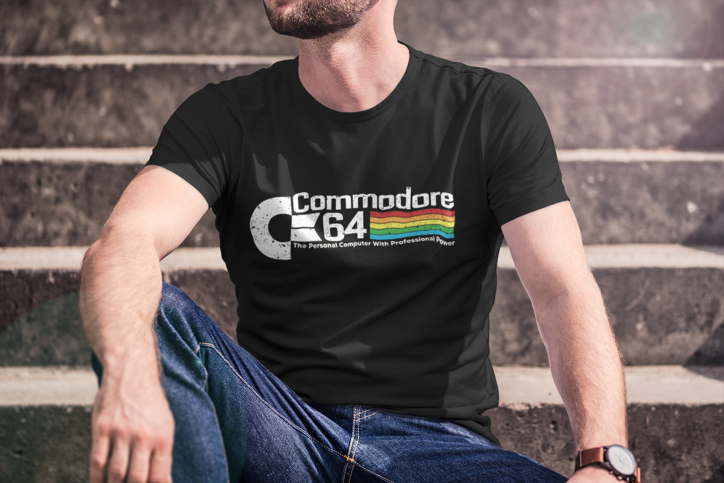 Commodore 64 Classic Computer Maker Logo T-Shirt