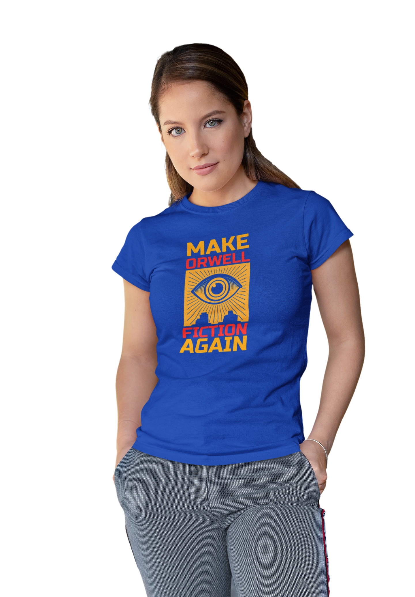 Make Orwell Fiction Again T-Shirt  Orwell 1984 T-shirt 2025 Political Activist Shirt